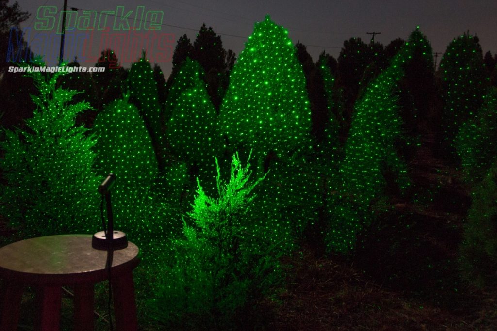 Christmas Tree Laser Lights - One green laser